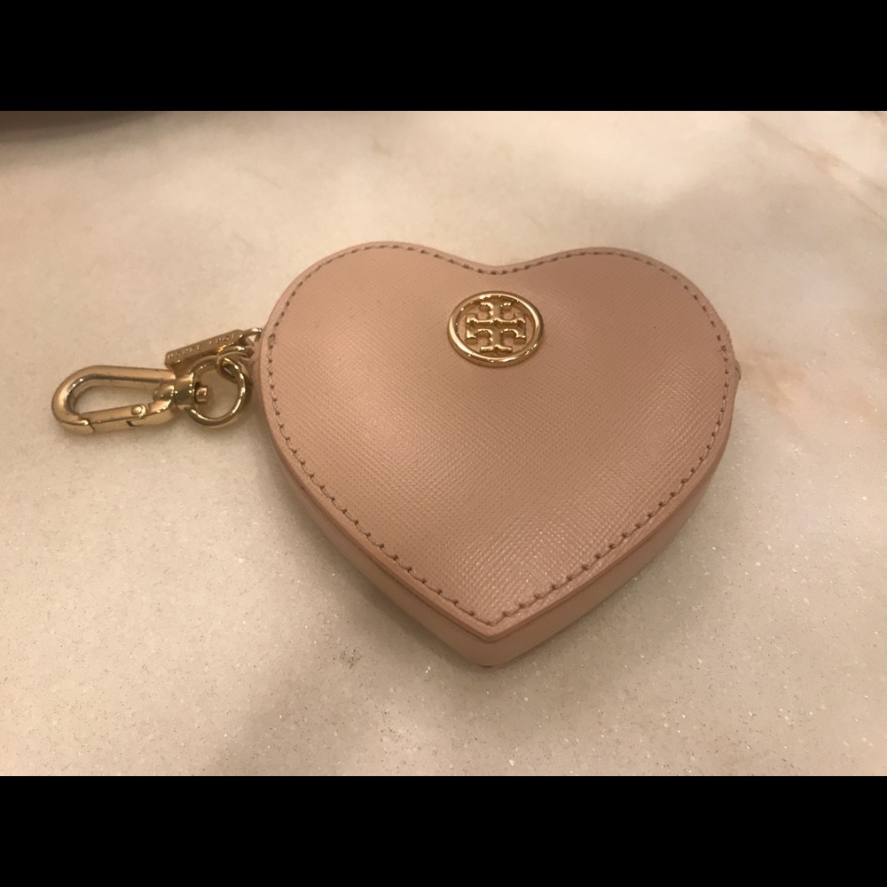 Tory Burch Heart Keychain Wallet
